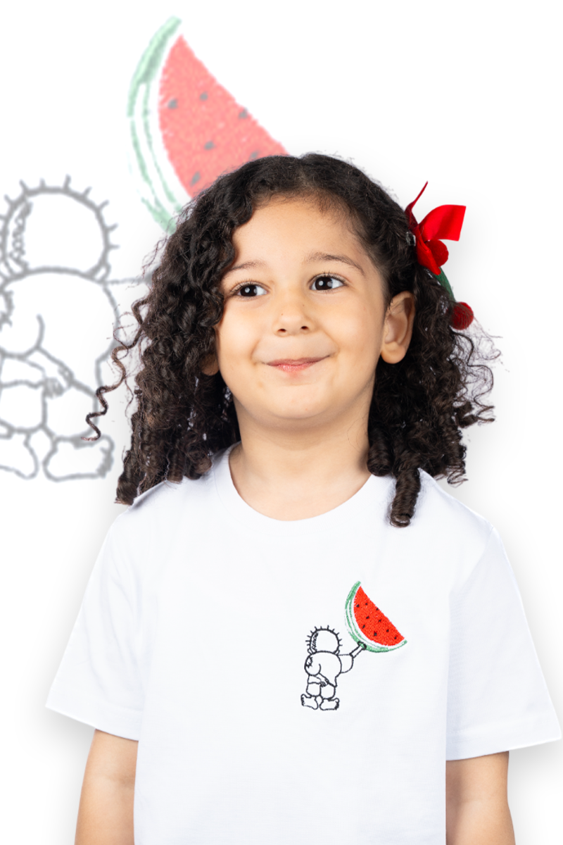 تيشيرت أطفال: حنظلة والبطيخ